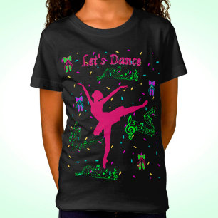 Girls Dance Musical Notes T-Shirt