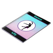 Girls Dance Pastel Notizblock (Linke Seite)
