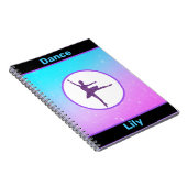 Girls Dance Pastel Notizblock (Rechte Seite)