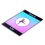 Girls Dance Pastel Notizblock (Linke Seite)