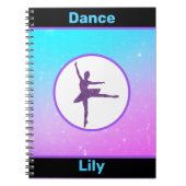 Girls Dance Pastel Notizblock (Vorderseite)