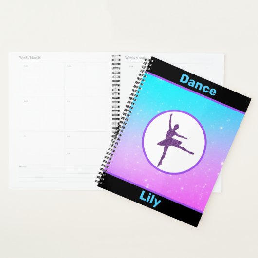 Girls Dance Pastel Personalisiert Planer (Anzeige)