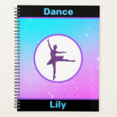 Girls Dance Pastel Personalisiert Planer (Vorderseite)