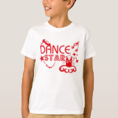Girls Dance Star Raglan T-Shirt (Vorderseite)