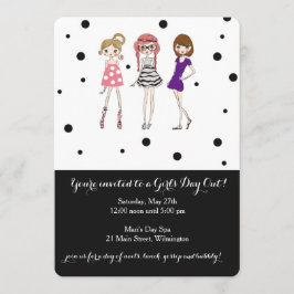 Girls Day / Bachelorette / Glamour Party Einladung