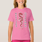 Girls Dragon Respekt T - Shirt (Vorderseite)