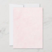 Girls Dream Catcher Baby Shower Einladungen (Rückseite)