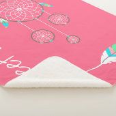Girls Dream Catcher Sherpa Blanket Sherpadecke (3/4)