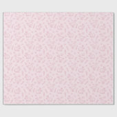 Girls Easter Cute Bunny Rabbit Goose Girly Spring Geschenkpapier (Flach)