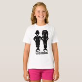 Girl's Erntedank T - Shirt Kid's Holiday Shirt (Vorne ganz)