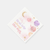 Girls erste Reise um die Sonne Napkins Serviette (Ecke)