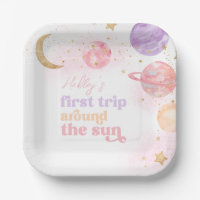 Girls erste Reise um die Sun Paper Teller