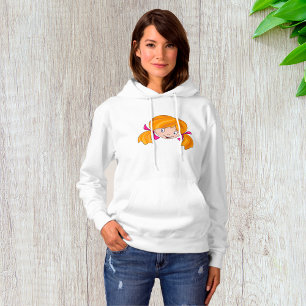 Girls Face Hoodie