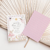 Girls Fairy First Magical Garden Geburtstag Einladung