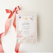 Girls Fairy Magical Garden Einladung zum Geburtsta