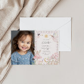 Girls Fairy Magical Garden Jegliches Alter Geburts Einladung