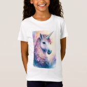 Girl's Fantasy Unicorn T - Shirt (Vorderseite)
