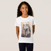 Girl's Fantasy Unicorn T - Shirt (Vorne ganz)