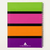 Girl's farbenfroher Streifen Planer (Rückseite)