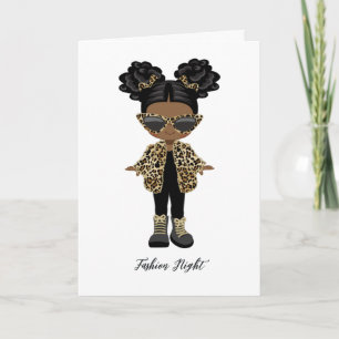 Girls Fashion Night Party Einladung