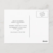 Girls Fashion Night Party Postkarte (Rückseite)