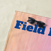 Girls Field Hockey Abstrakt Strandtuch (Beispiel)