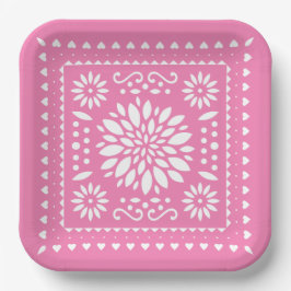 Girl's Fiesta Birthday Party Plates Pappteller