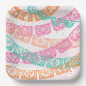 Girl's Fiesta Geburtstagsparty Teller (Vorderseite)