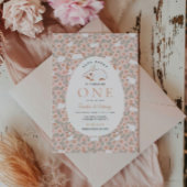 Girls First Birthday Oster Bunny Einladung