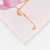 Girls flamingos Fleece Blanket (Ecke)