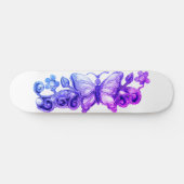 Girls Floral Butterfly Skateboard (Horizontal)