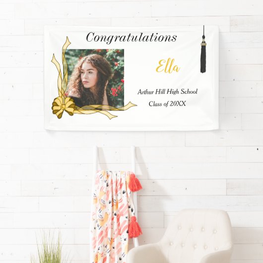Girl's Foto Abschluss Banner (Insitu)