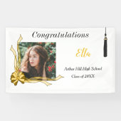 Girl's Foto Abschluss Banner (Horizontal)