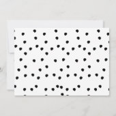 Girls Foto Black Pips eins in einem Melon 1. Gebur Einladung (Rückseite)