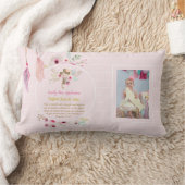 Girls FOTO Taufe Weihnachtsgeschenk Proverb 31:25 Lendenkissen (Decke)