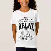 Girl's Funny Relax Wir sind alle Crazy Family Wied T-Shirt (Vorderseite)