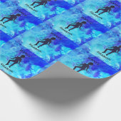 Girl's Galaxy Dance Geschenkpapier (Ecke)