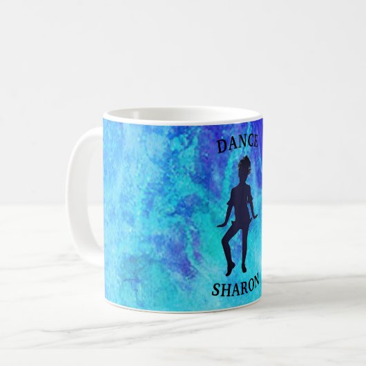 Girl's Galaxy Dance Kaffeetasse (Vorderseite Links)