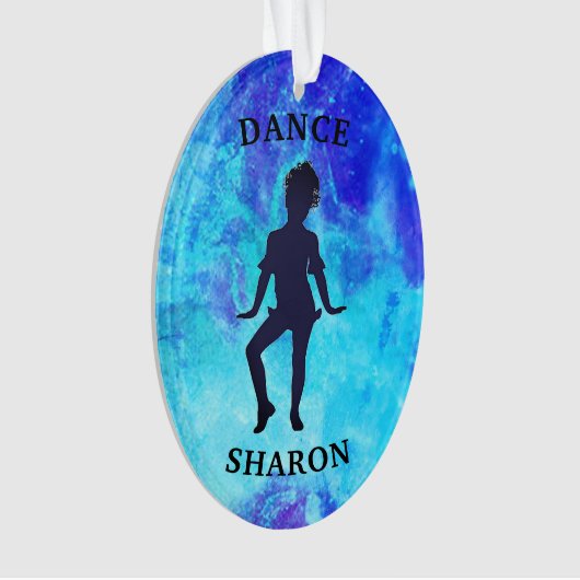 Girl's Galaxy Dance Ornament (Vorderseite)