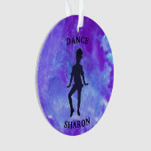 Girl's Galaxy Dance Ornament (Vorderseite)