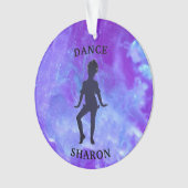 Girl's Galaxy Dance Ornament (Vorderseite)