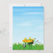 Girl's Garening Party Einladung (Rückseite)