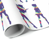 Girls Geschenkpapier (Rolleneckpunkt)