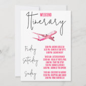 Girls' Getaway, Casino Bachelorette Wochenende Par Einladung (Rückseite)