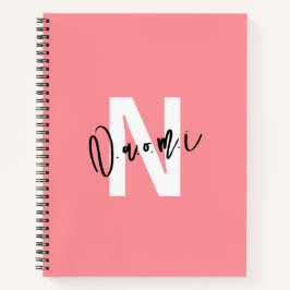 Girls’ Gift – Personalized N Letter Name Naomi  Notizblock