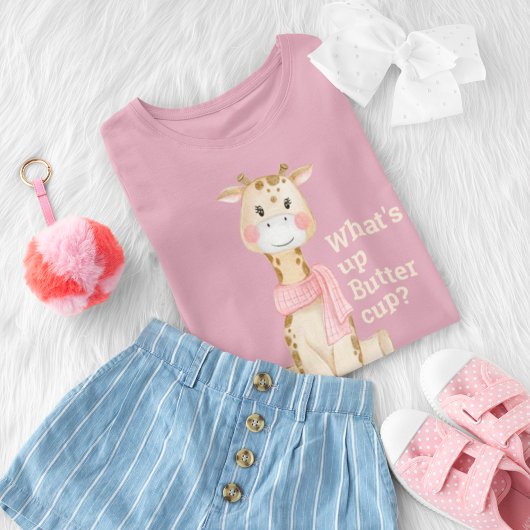Girls Giraffe Baby T-shirt