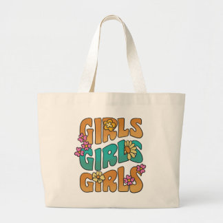 Girls Girls Girls Tote Bag Jumbo Stoffbeutel