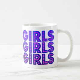 Girls Girls Grafik Kaffeetasse