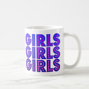 Girls Girls Grafik Kaffeetasse