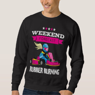 Girls Go Kart Racing Go Kart Sweatshirt
